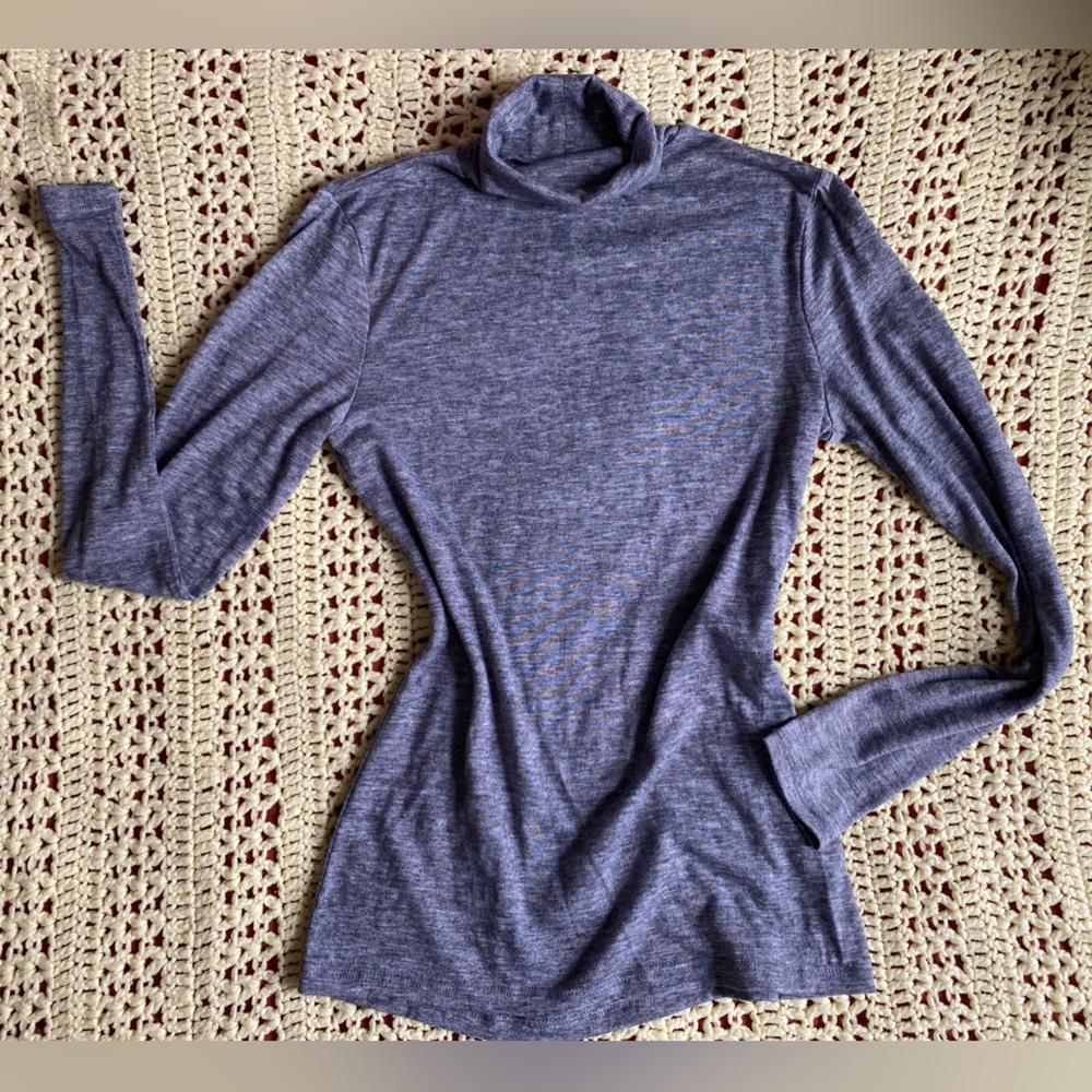Grey long sleeve turtleneck